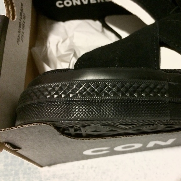 Converse Black Suede Sandal Platform - Picture 6 of 8
